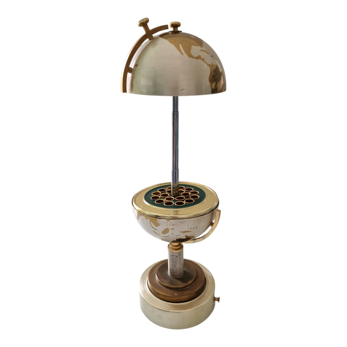 Piastra Commemorativa Per Tabacco Con Pipa In Bronzo - 23x17 Cm, 2 Scomparti, Personalizzabile