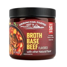 Orrington Farms Beef Flavored Broth Base & Seasoning, 12 Ounce
