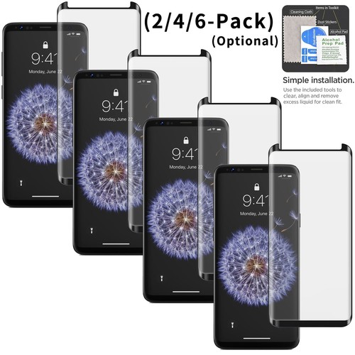 For Samsung Galaxy S9 Screen Protector Tempered Glass Full Screen Coverage - $12.99
