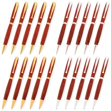 Fancy Pen Kit, Gold & Silver Variety, 20 Pack, Legacy Woodturning