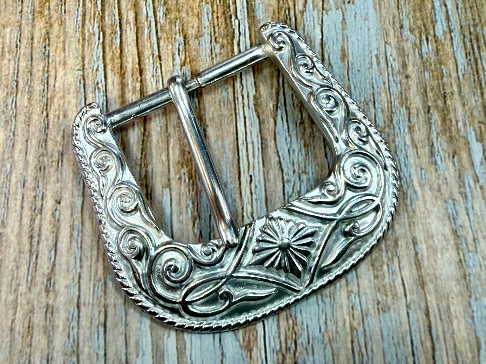 Ranger Style Vintage 1995 NOS Diamond Pattern Replacement B.A.S. Belt Buckle