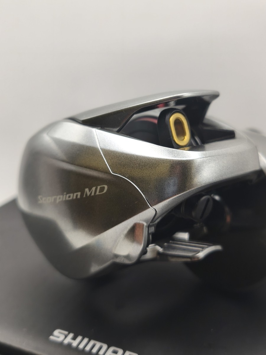 Shimano Scorpion MD 301XGLH 2021 7.9:1 Left-Hand Bait Reel