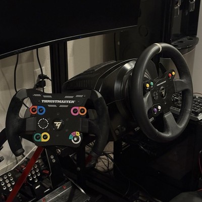 Thrustmaster TS-PC Racer Wheel Black + Open Wheel + LEATHER 28GT Racing Wheel
