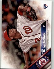 2016 Topps Abel De Los Santos Rookie #394 RC Washington Nationals