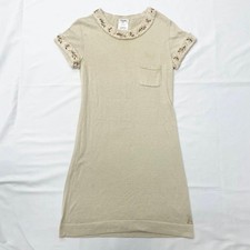 CHANEL Dress Size 3 Excellent Condition 83cm Length Black