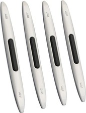 4PCS Door Edge Guard Protectors, Silicone Auto Body Protector Tri Color: white