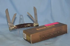 ROUGH RIDER STAG CONGRESS KNIFE "MINT IN ORIGINAL BOX"