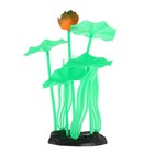 Fish Tank Decoration Silicone Aquarium Ornament Delicate Fake Lotus
