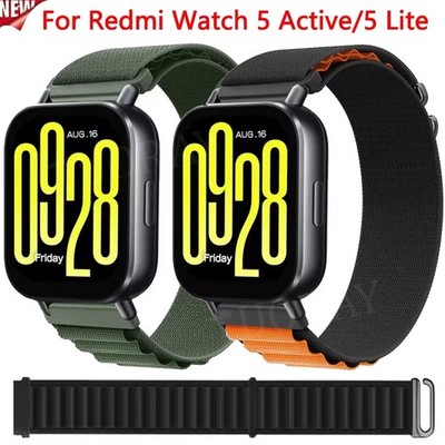 22mm Nylon Loop Armband Für Redmi Watch 5 Active / Redmi Watch 5 Lite Ersatzband