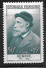 1955  timbre RENOIR  N° 1032  neufs *