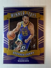 2023-24 Panini Donruss Optic - Winner Stays Stephen Curry #16 Blue Color Match