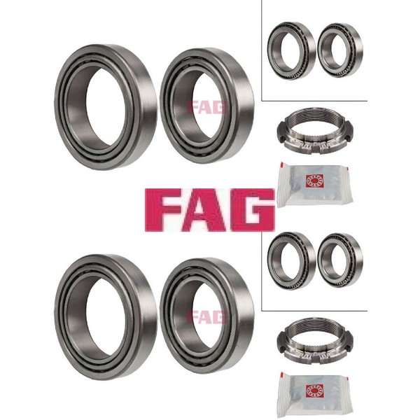 2X Radlagersatz FAG 713645030 2 Radlager Satz Links Rechts Hinterachse-image