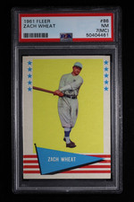 1961 Fleer Zach Wheat #86 PSA 7