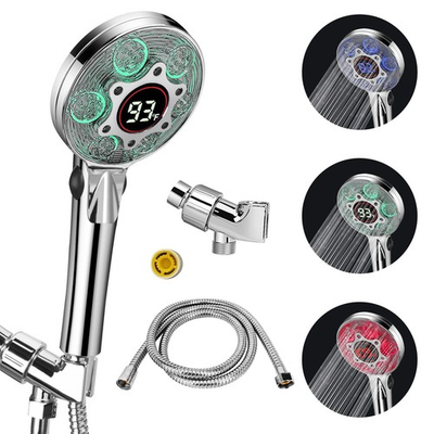 #ad LED Shower Head with Handheld Color Changing Shower Head High Pressure with... $42.75