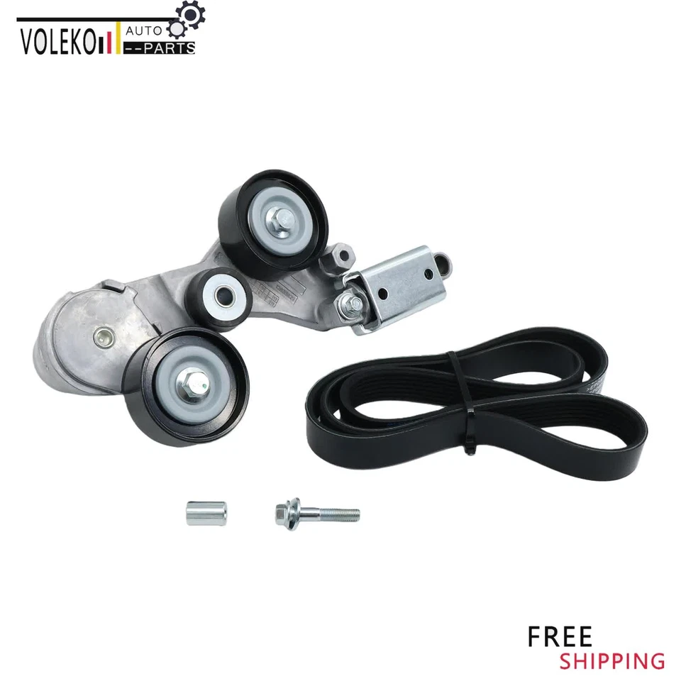 Conjunto de tensor de transmisión por correa serpentina de 2,4 L para Buick LaCrosse Regal Malibu Foto 2 de 4