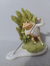 HTF Vntg 2001 World Of Beatrix Potter Mr Jeremy Fisher Frog 4"'Figurine A0621