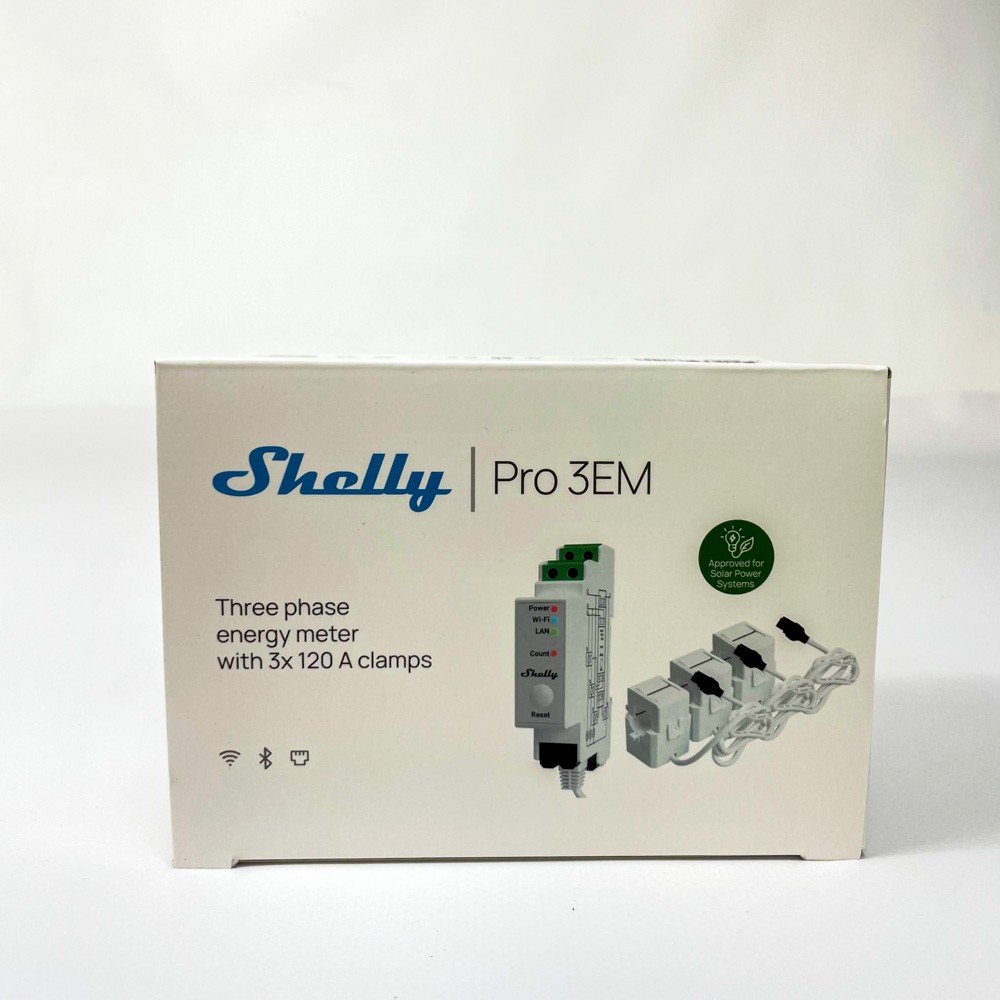 Shelly Pro 3EM 3-phasiger Energiezähler 120A WLAN - Image 8