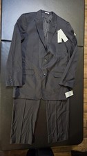 Calvin Klein Boys Size 20 Black 2 Piece Formal Suit Blazer Jacket MSRP 150