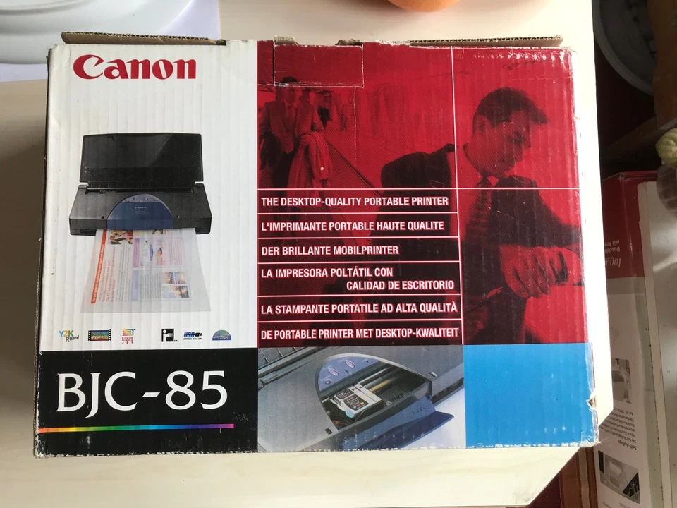Canon Drucker BJC - 85 mobile ink jet printer tragbarer Stecker OVP 1 x benutzt - Bild 2 von 4