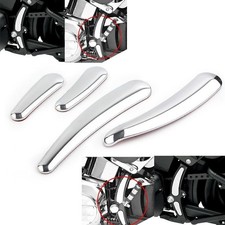 Chrom gebogenes Schwingenrahmen-Einsatzset für Harley Softail Custom FXSTC FLS