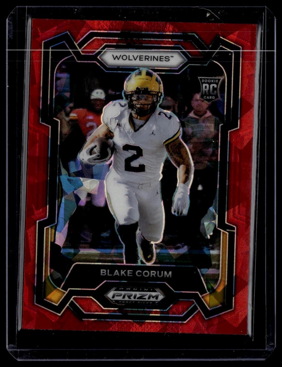 2024 Panini Prizm Draft Picks #128 Blake Corum Red Ice
