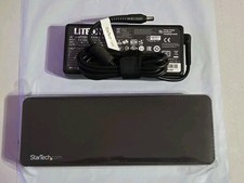 StarTech Thunderbolt 3 Dual-4K Dock For Laptops MISSING PART OF POWER SUPPLY