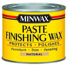 Minwax Paste Finishing Wax, 16 oz., Natural Finish 16 Ounce Pack of 1