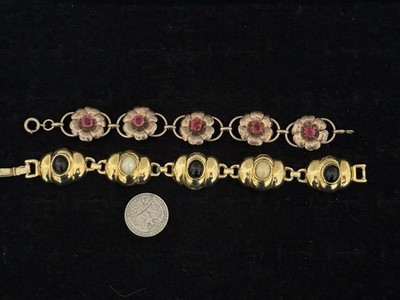 Vintage Estate Fashion Costume Bracelets/Monet And Other