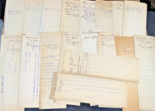 Lot of 20 Typed New York Legal Letters 1890s-1900