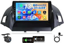 Car Radio Stereo 64G 5G WiFi 9" GPS RDS EQ FM SWC Wifi For Ford Escape 2013-2018