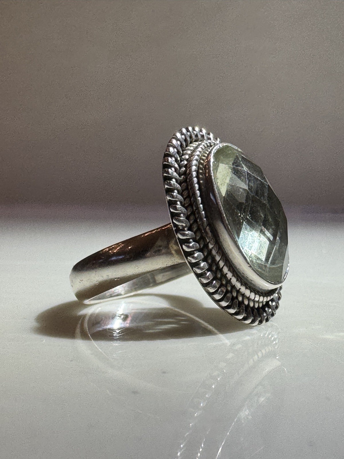 Green Amethyst Gemstone Handmade Solid 925 Sterli… - image 5