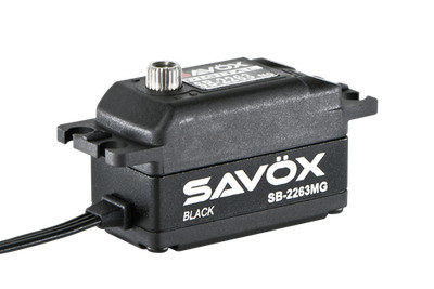 Savox SB-2263MG Black Edition High Speed Low Profile Brushless Metal Gear Servo