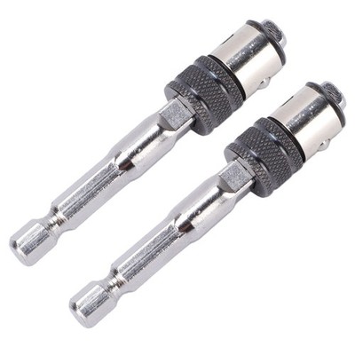 2 Pcs Hex To Square Socket Converter Dual Function Automotive CRV Steel