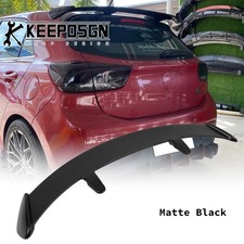Für Kia Rio Schrägheck Dachspoiler Heckspoiler Sport Flügel Lippe Matt Schwarz