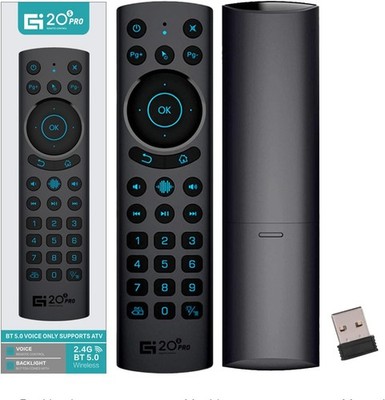 Bluetooth Fernbedienung 2.4G USB IR 5.0 Sprachsteuerung für Android TV Box