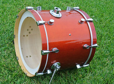    PDP by DW X7 SERIES   22" ORANGE SPARKLE LACQUER BASS DRUM 4 UR SET   L605
