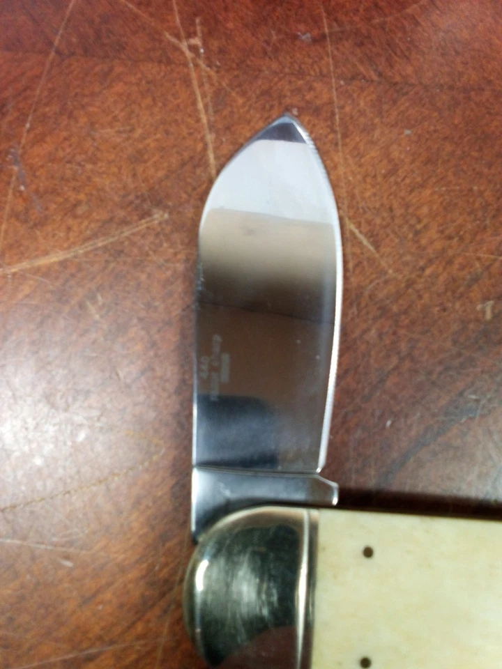 NUEVO EN CAJA Rough Rider RR120 PERSONALIZADO Puntera de Elefante BLANCO Hueso Liso Foto 4 de 4