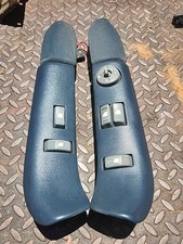 1995 -99 Chevy Silverado Door Window Switch Driver And Passenger Side Pair Blue
