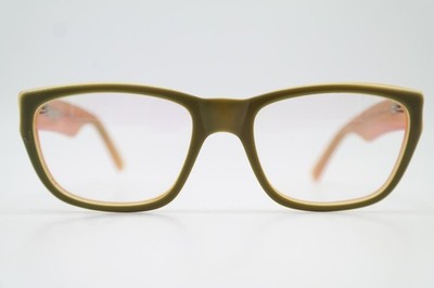 Brille JENSEN DK LTD. E-JS56 Oliv Braun Beige Oval Brillengestell eyeglasses Neu