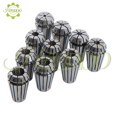 10Pcs ER16 Collet Set -1/4",1/8",3/8",3/16",3/32",5/32",5/16",11/32",9/32",7/32"