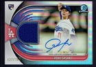 2025 Bowman Chrome Roki Sasaki Autograph Auto Patch Rookie RC Card 124/150