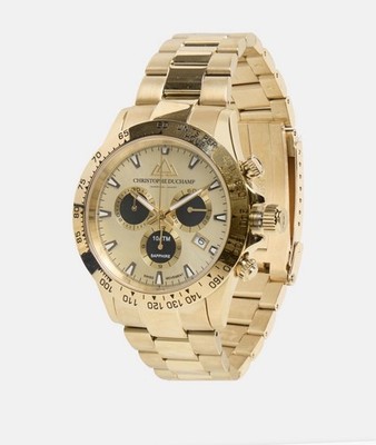 Christophe Duchamp Chronograph Herrenuhr   Neu mit Box   Swiss Movement
