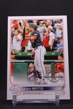 Juan Soto  #150 2022 Topps 582 Montgomery Washington Nationals