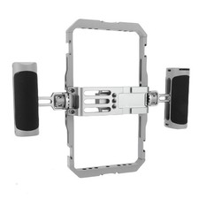 Phone Video Rig Cage Multi Interface Expansion Double Silicone Hand Grip Phone