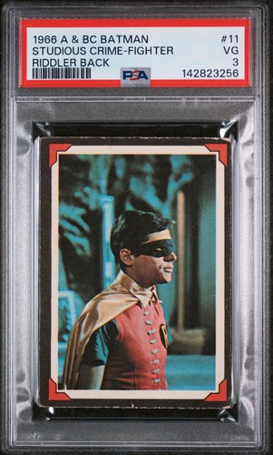 1966 A&BC Batman Riddler Back #11 — PSA 3