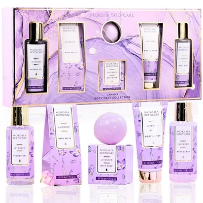 MOKSHA BODYCARE Luxury Lavender GiftSets For Mum Wife Girlfriend Birthday Gifts Christmas Gifts