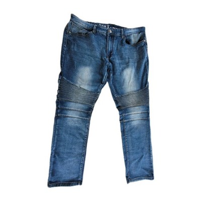 Raw X Skinny Biker Jeans Men's Size 38 X 32 Blue Medium Wash