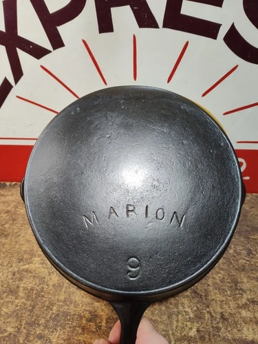 "Fully Restored" Marion Ghost Marked Erie Pre-Griswold Cast Iron Skillet Pan