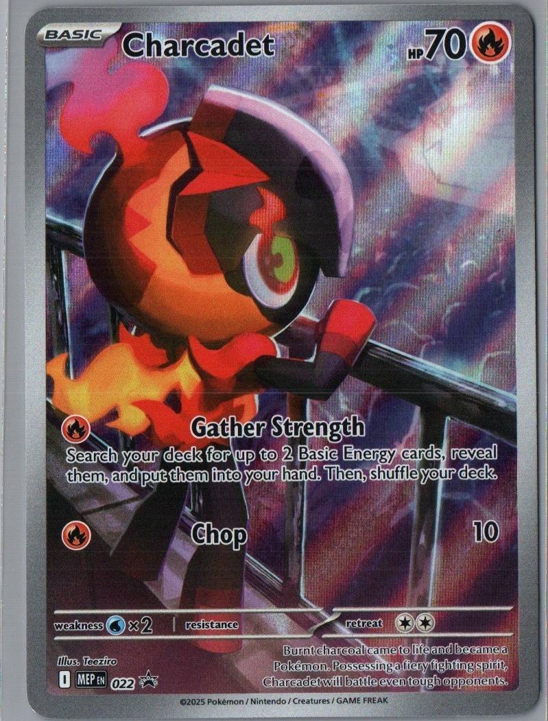 Charcadet 022 Holo Promo ME: Mega Evolution Promo Pokemon Holo Near Mint