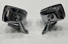 1988-1991 Ford Crown Victoria Chrome Side View Mirrors Pair Rh Lh Vintage Oem